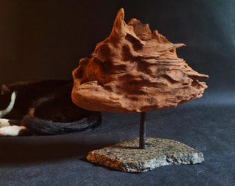 Natural Wood Sculpture~Coastal Decor~Beach Decor~Natural Wood Art~Coastal Art~Coastal Sculptures~Driftwood~Driftwood Art~Driftwood Sculpture