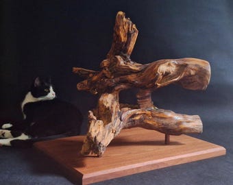 Natural Wood Sculpture~Coastal Decor~Beach Decor~Wood Art~Coastal Art~Beach Sculpture~Driftwood~Driftwood Art~Driftwood Sculpture~Wood Art