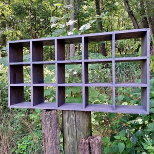 Coffee Mug Storage~Coffee Cup Storage~Coffee Mug Shelf~Coffee Cup Shelf~Wooden Cubby~Coffee Cup Display Shelf~Knick-Knack Shelf~Wood Shelf