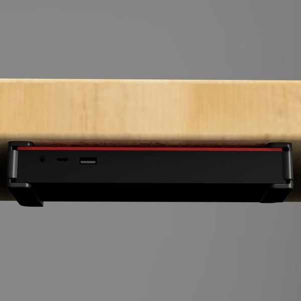 Lenovo ThinkPad Thunderbolt Dock Under Desk Mount with Mounting Screws; Available in 3 Colors