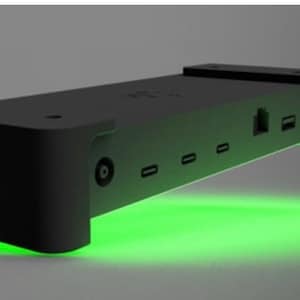 Razr Thunderbolt Dock Chroma Under Desk Mount with Mounting Screws; Available in 3 Colors