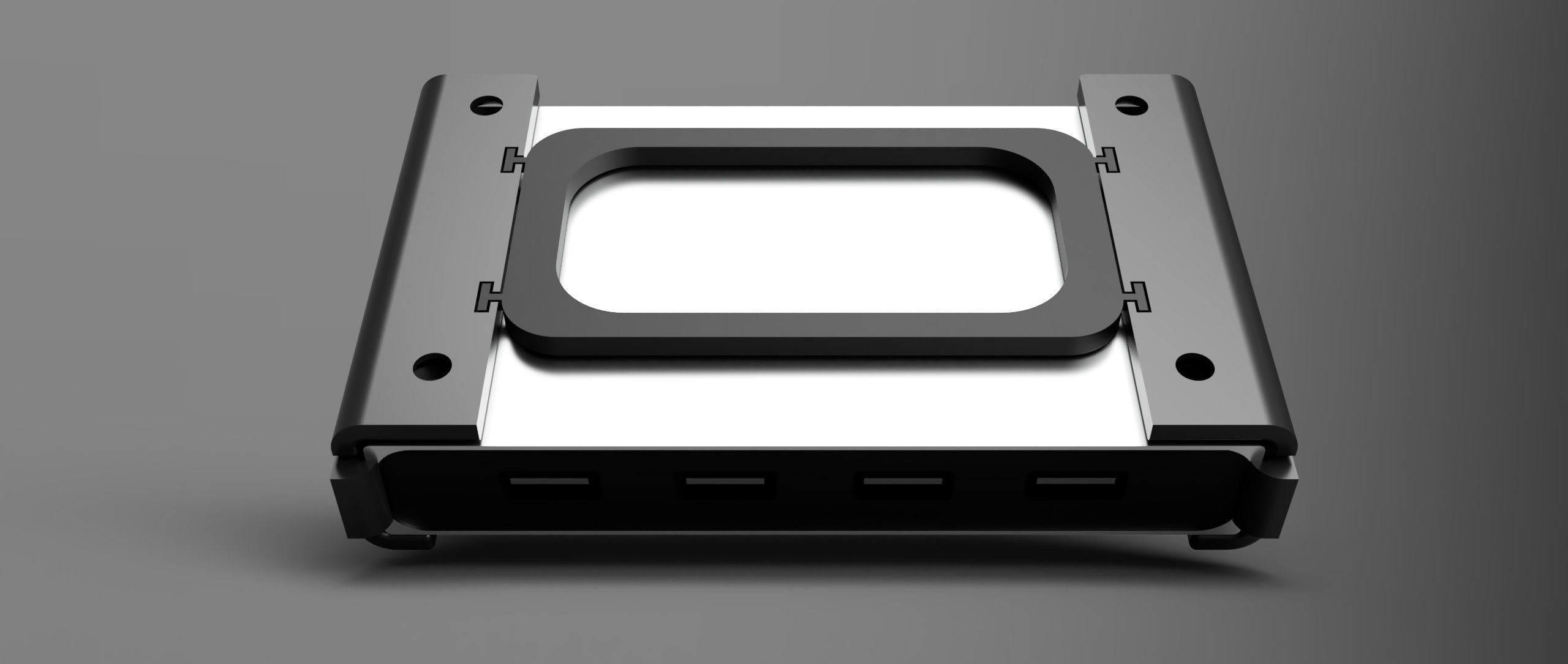CalDigit Thunderbolt 4 エレメントハブ デスク下マウント 取り付け 
