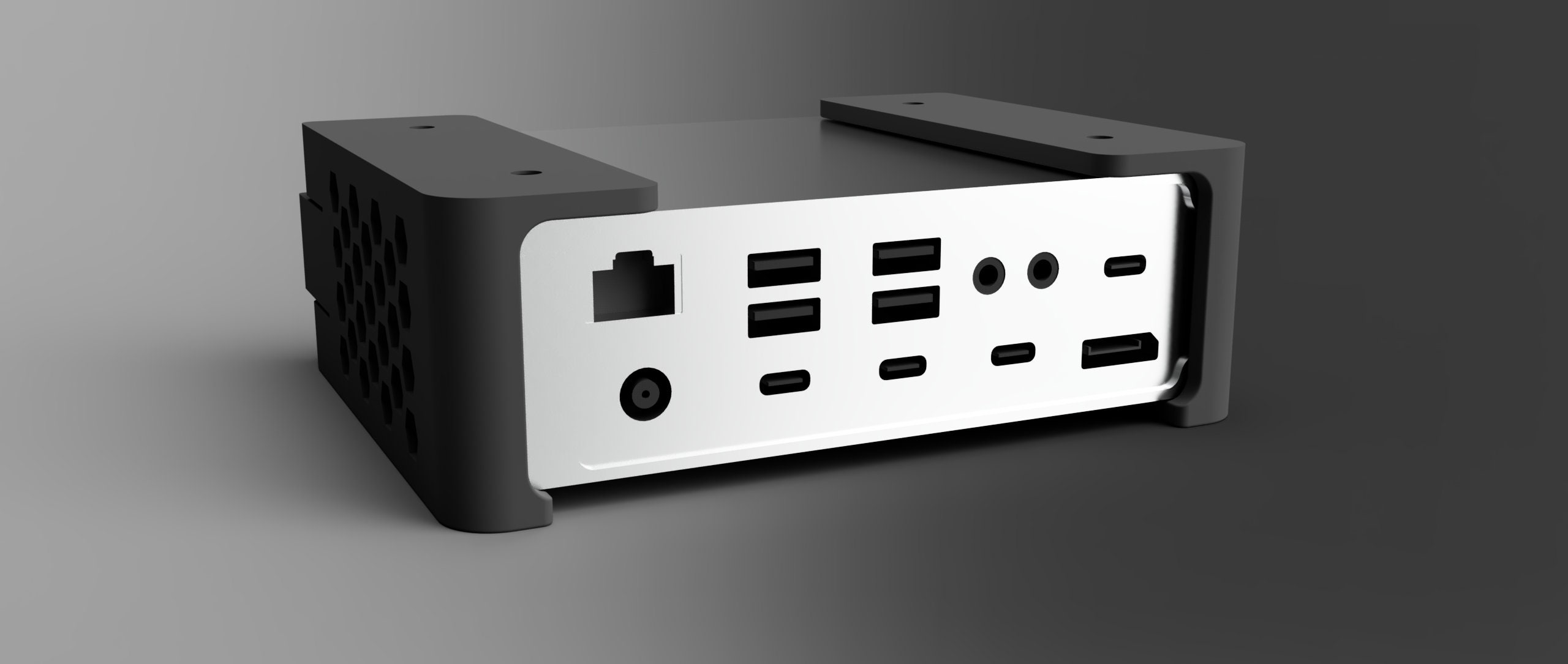 Caldigit TS4, TS5 Thunderbolt Station 4 Under Desk Mount