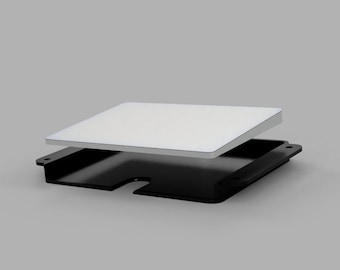 Under Desk Apple Magic Trackpad Mount Storage with Mounting Screws; Available in 3 Colors