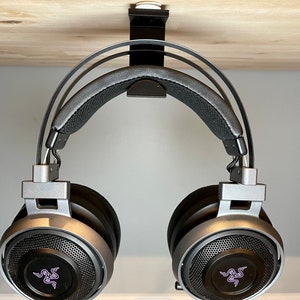 Gancho para auriculares debajo del escritorio/pared; Disponible en muchos colores