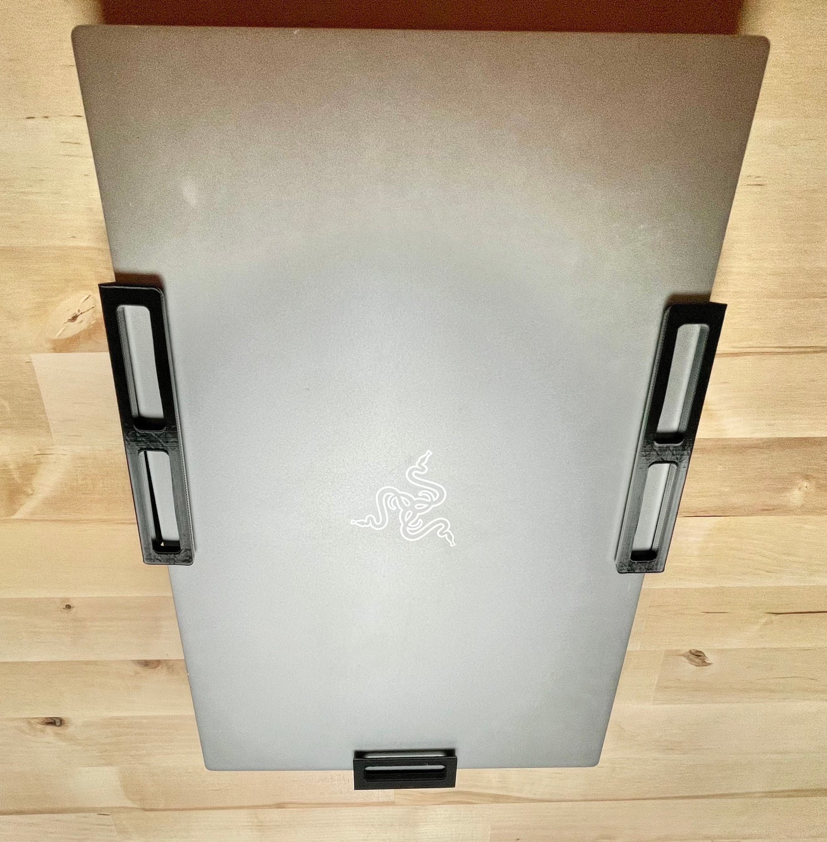 Under Desk Laptop Holder comes with two sides backstop and Etsy