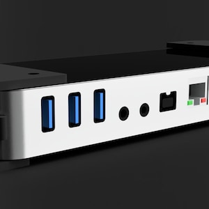 OWC Thunderbolt Dock unter Tischhalterung mit Befestigungsschrauben; Erhältlich in 3 Farben