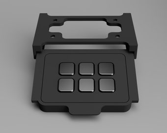 Elgato Stream Deck Mini Six Key Under Desk Mount with Mounting Screws; Available in 3 Colors