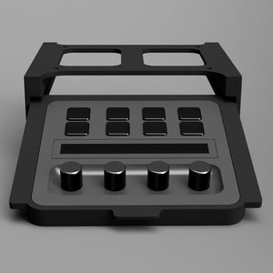 Elgato Stream Deck + Under Desk Mount with Mounting Screws; Available in 3 Colors