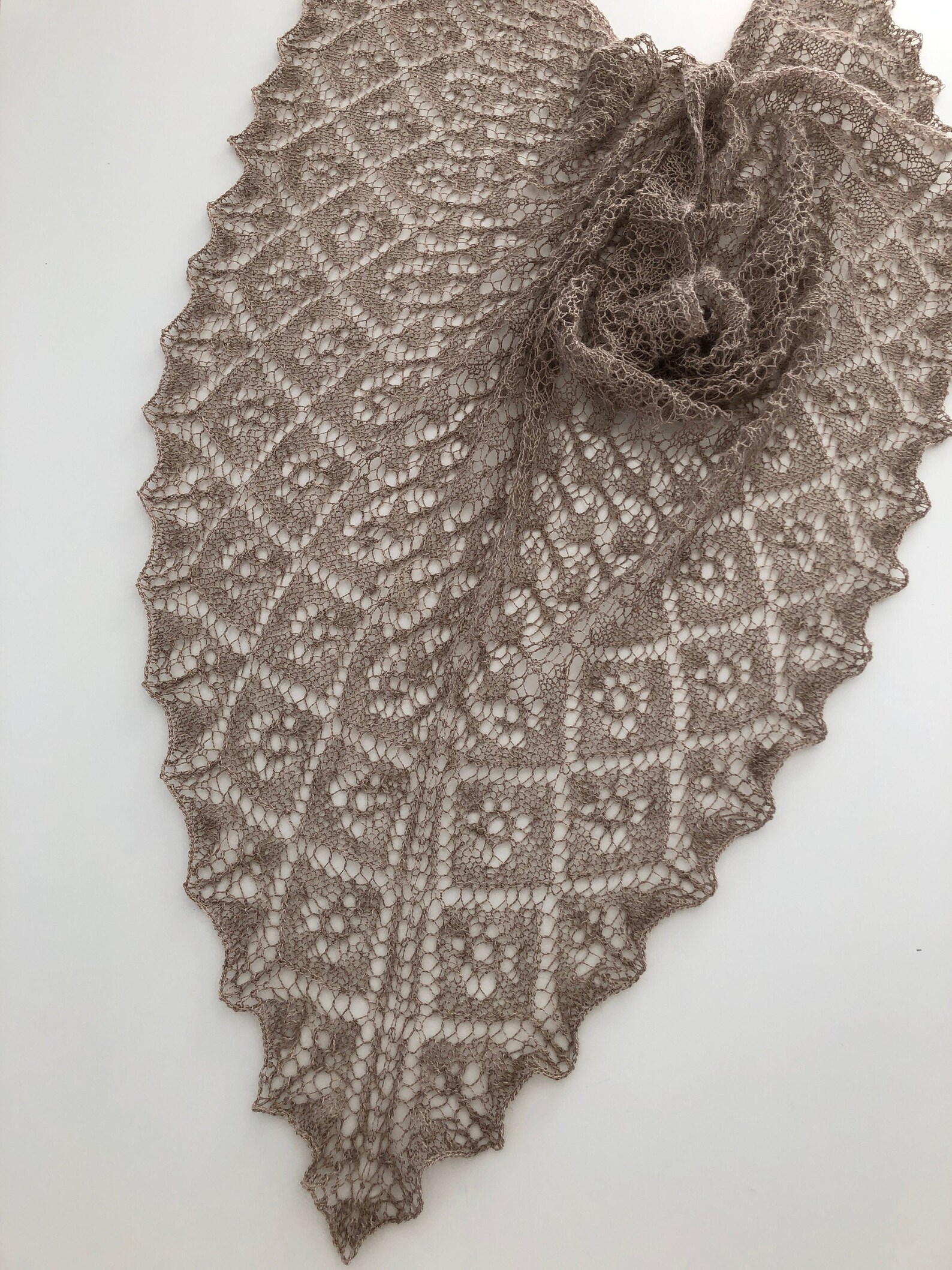 Kit foulard triangle rubans de fleurs