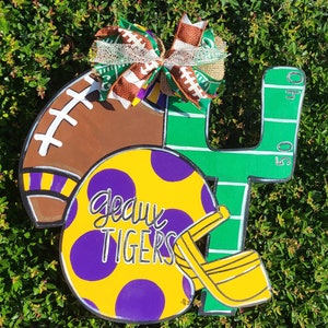 Football Door Hanger | Football Sign | Football Door Decor | Sports Door Hanger| Football Decor | Fall Door Hanger | Football Team