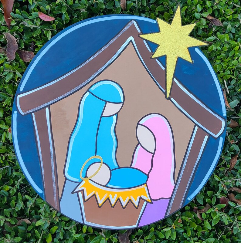 Nativity Cathedral Door Hanger main image 1