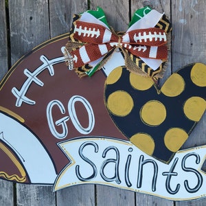 Football Door Hanger | Football Sign | Football Door Decor | Sports Door Hanger| Football Decor | Fall Door Hanger | Football Team
