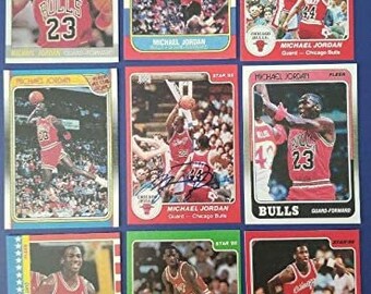 Michael Jordan Reprint Cards - Etsy