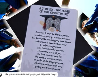 Graduation Pocket Hug | Hug From Heaven | Keepsake | Memorial Gift