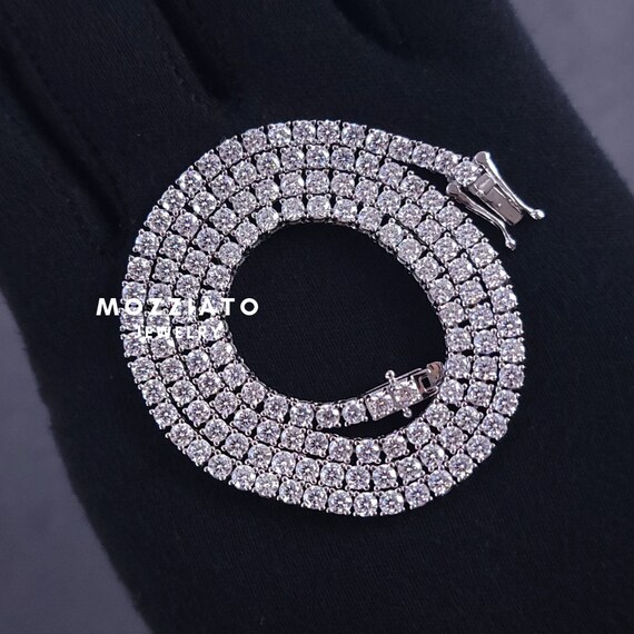 3mm VVS Moissanite Diamond Tennis Chain 