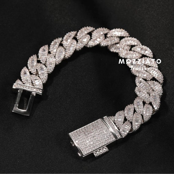 Miami Cuban Link Baguette Chain Iced 
