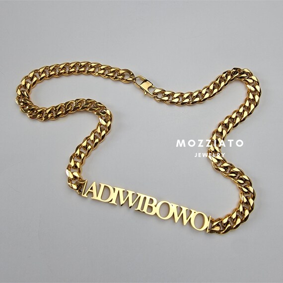 Custom Miami Cuban Link Name Necklace 