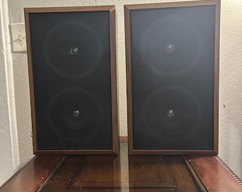 Vintage Cicena Cleo Neon Speakers, 1980s Music-activated
