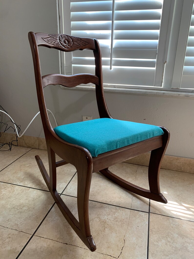 Childrens Vintage Duncan Phyfe Rose Rocking Chair Etsy