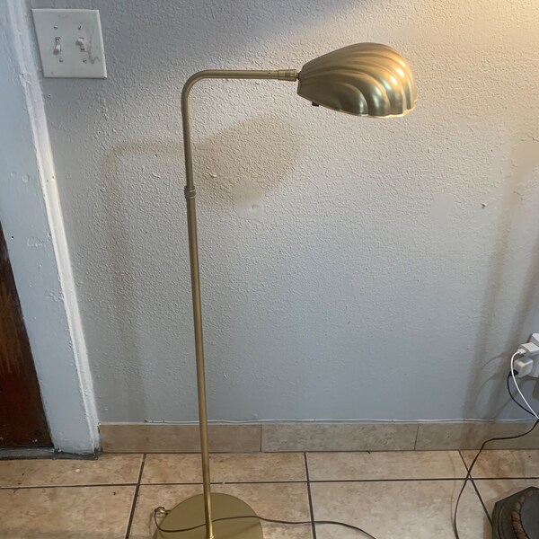 Vintage brass floor lamp