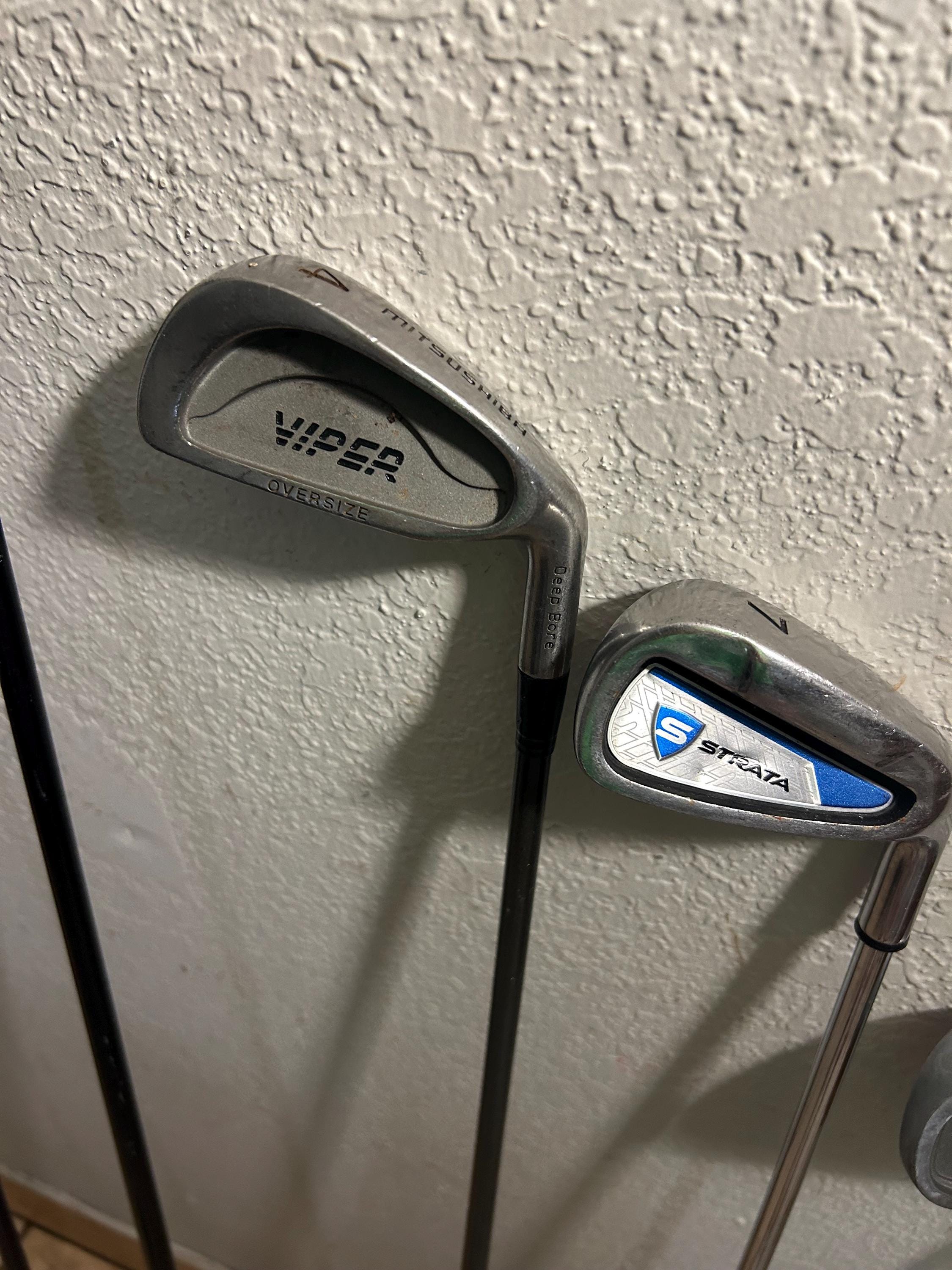 Vintage Hot-z Leather/cloth/vinyl Golf Bag Black Pro Group Inc - Etsy