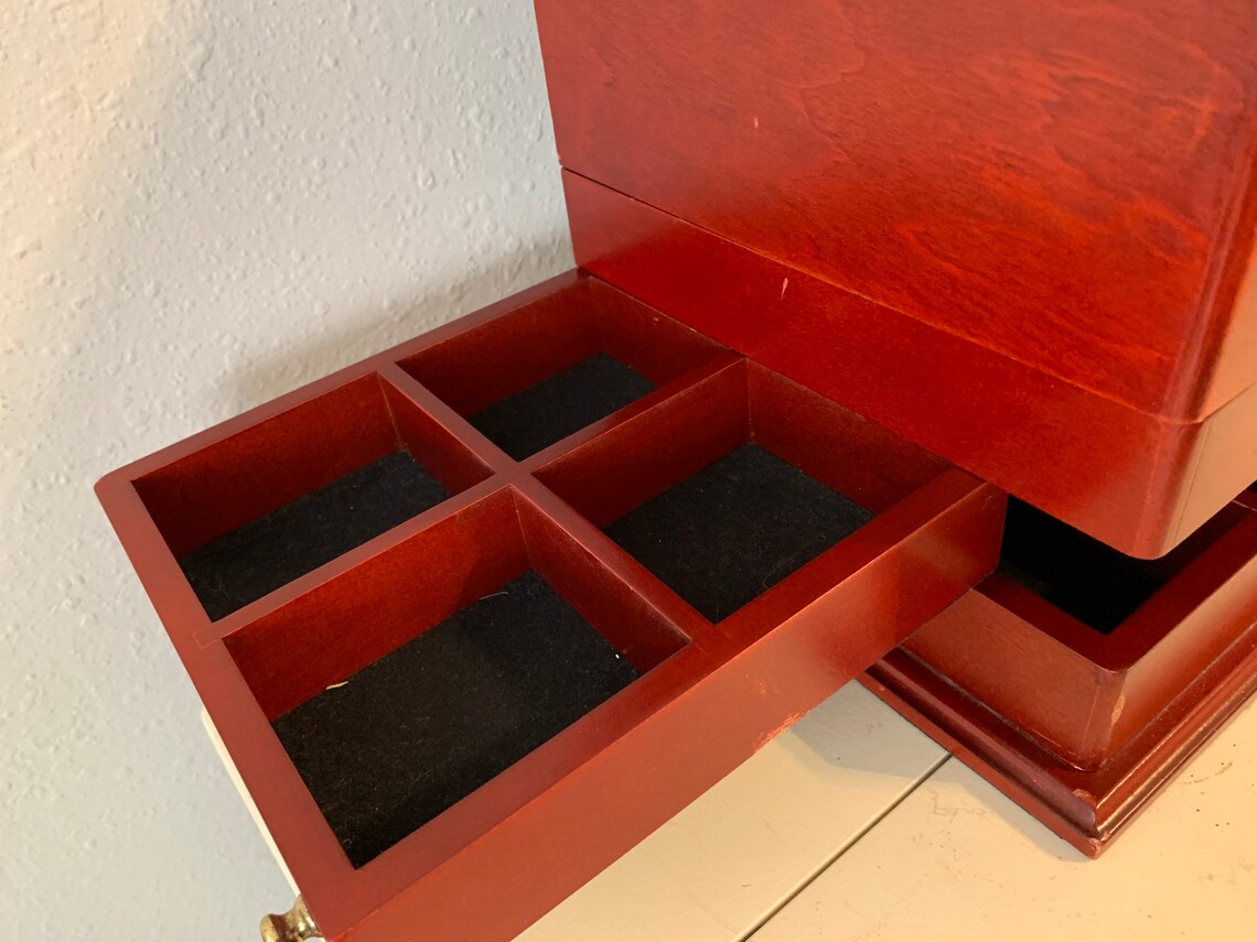 Jewelry Box For your Ease Only by Lori Greiner Large Wooden Etsy