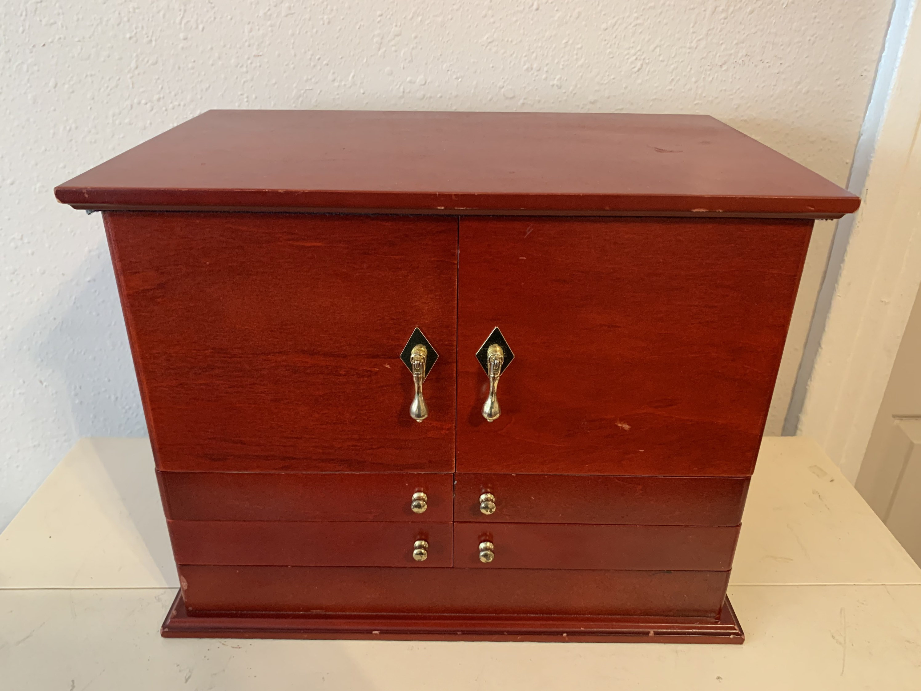 Jewelry Box For your Ease Only by Lori Greiner Large Wooden Etsy