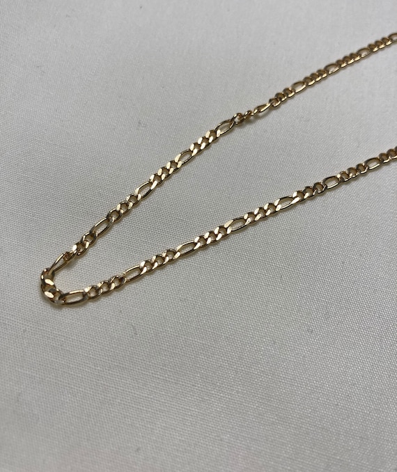 Gold Filled Figaro Chain Necklace | Etsy