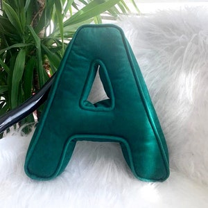 Letter Pillow A ,  Cushion Custom Alphabet Letter Pillows , Personalized Name Pillow ,Initial Cushion, Personalised Gifts,Birthday Gifts
