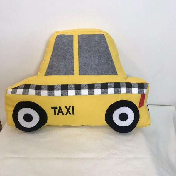 Car Shaped Pillow Etsy