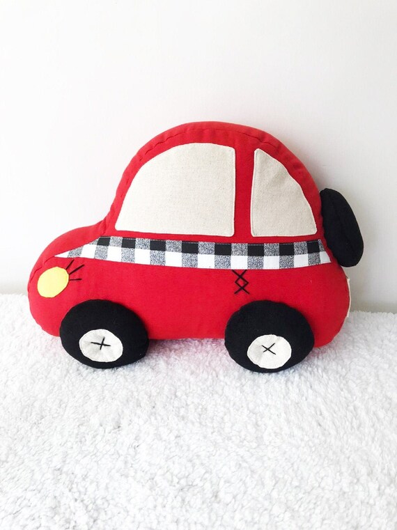 Personalised Car Shaped Pillow Boy's Room Decor Pillow Etsy