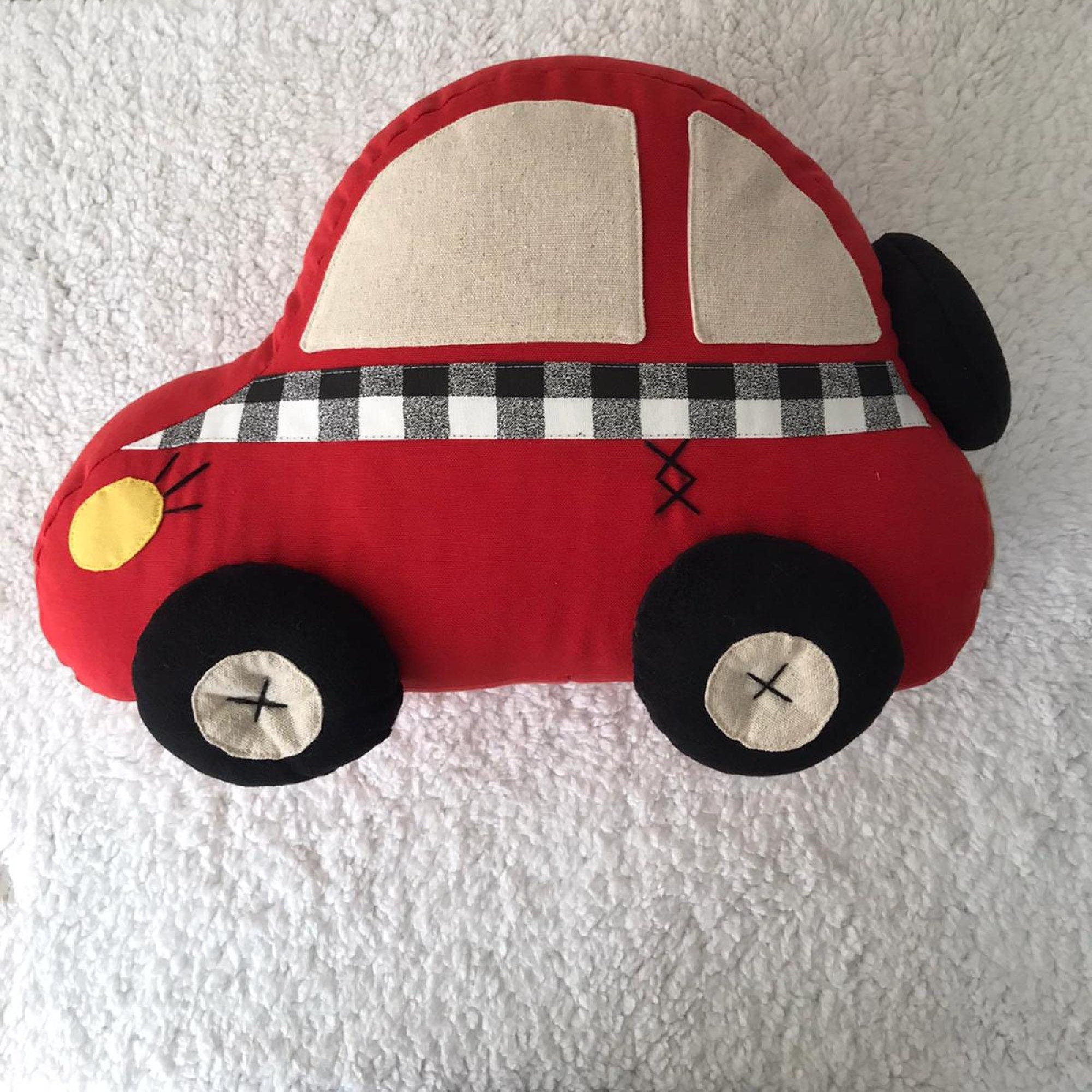 Personalised Car Shaped Pillow Boy's Room Decor Pillow Etsy