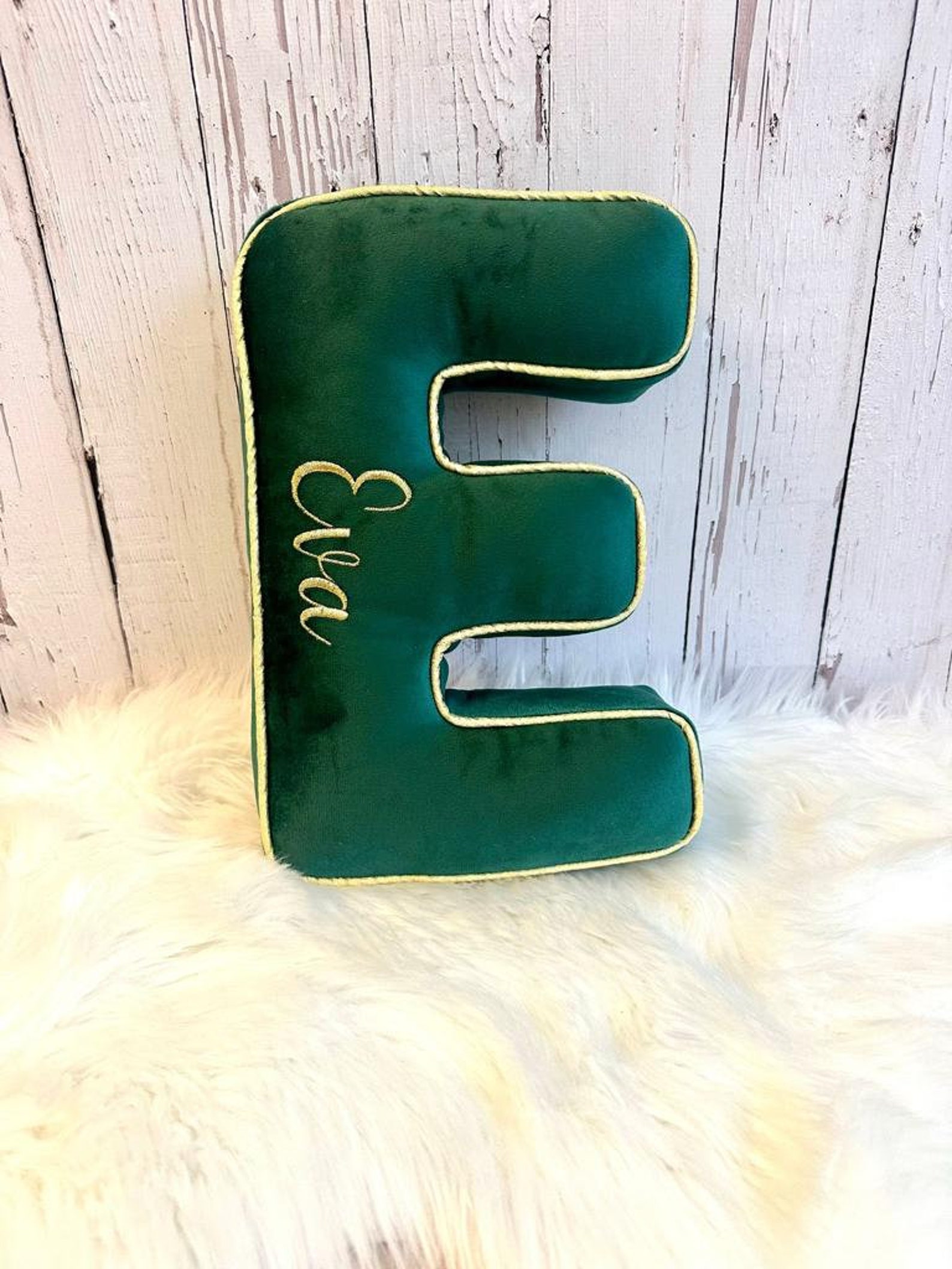 Custom Name Pillow Alphabet Pillow Letter Pillow M Shaped Etsy