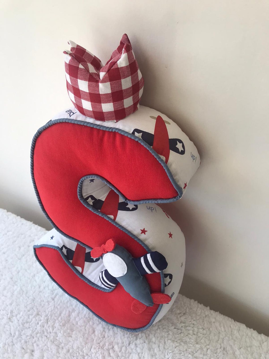 S Letter Pillow Personalized Alphabet Letter Pillows Etsy