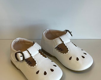 Toddler Girls Mary Jane Shoes - White