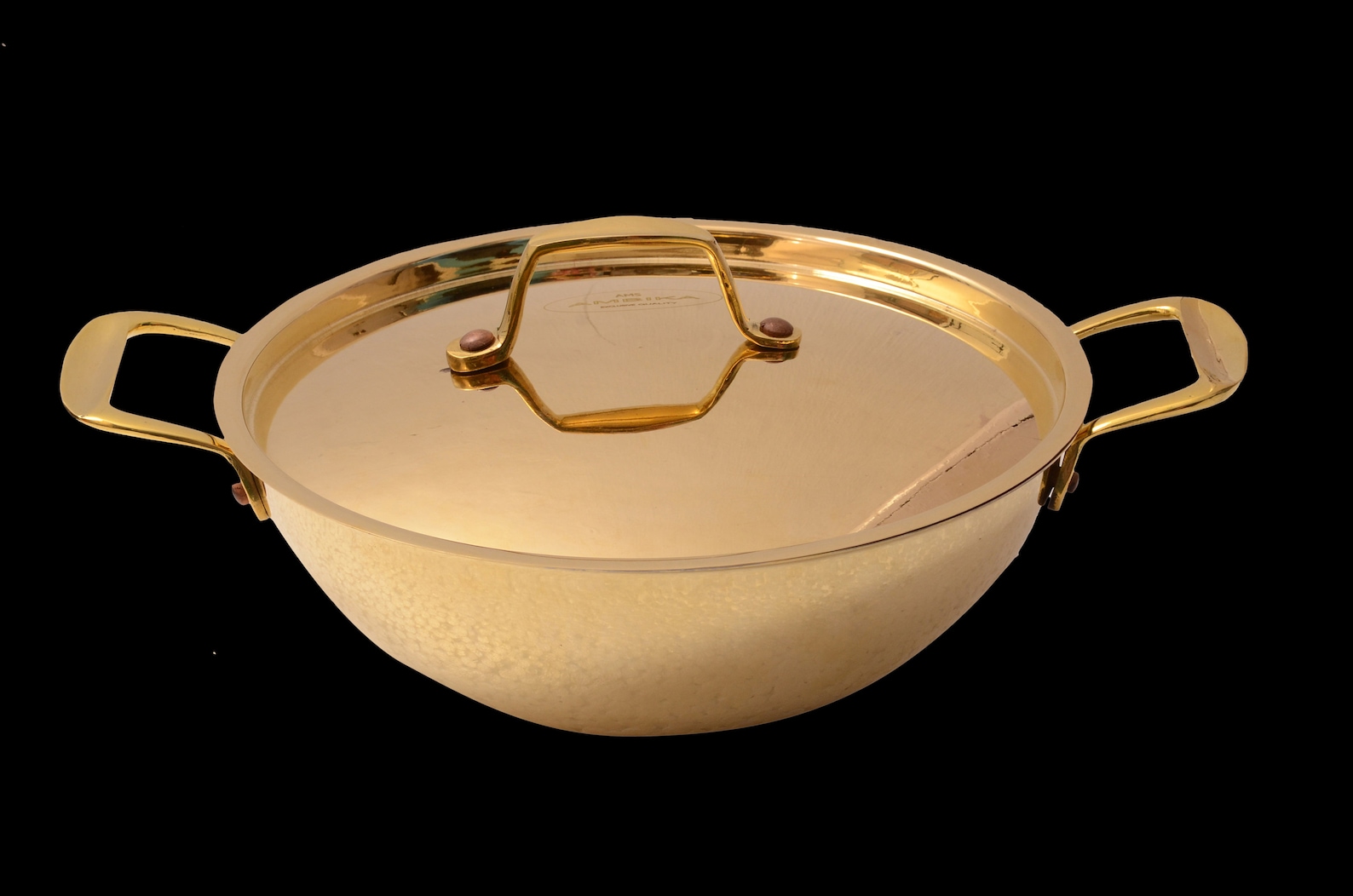 Indian pure brass cookware kadai of super fine quality with Etsy