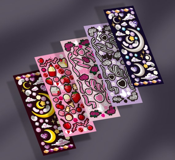 Korean Alphabet Polco Sticker Sheets, Kpop Deco Stationery, Cute Aesthetic  Journal Stickers 