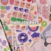 Kawaii Sticker Sheets Grab Bag | Korean/Japanese Style Cute Sticker Gift. Bullet Journal. Planner Stationery Set. Penpal Essentials