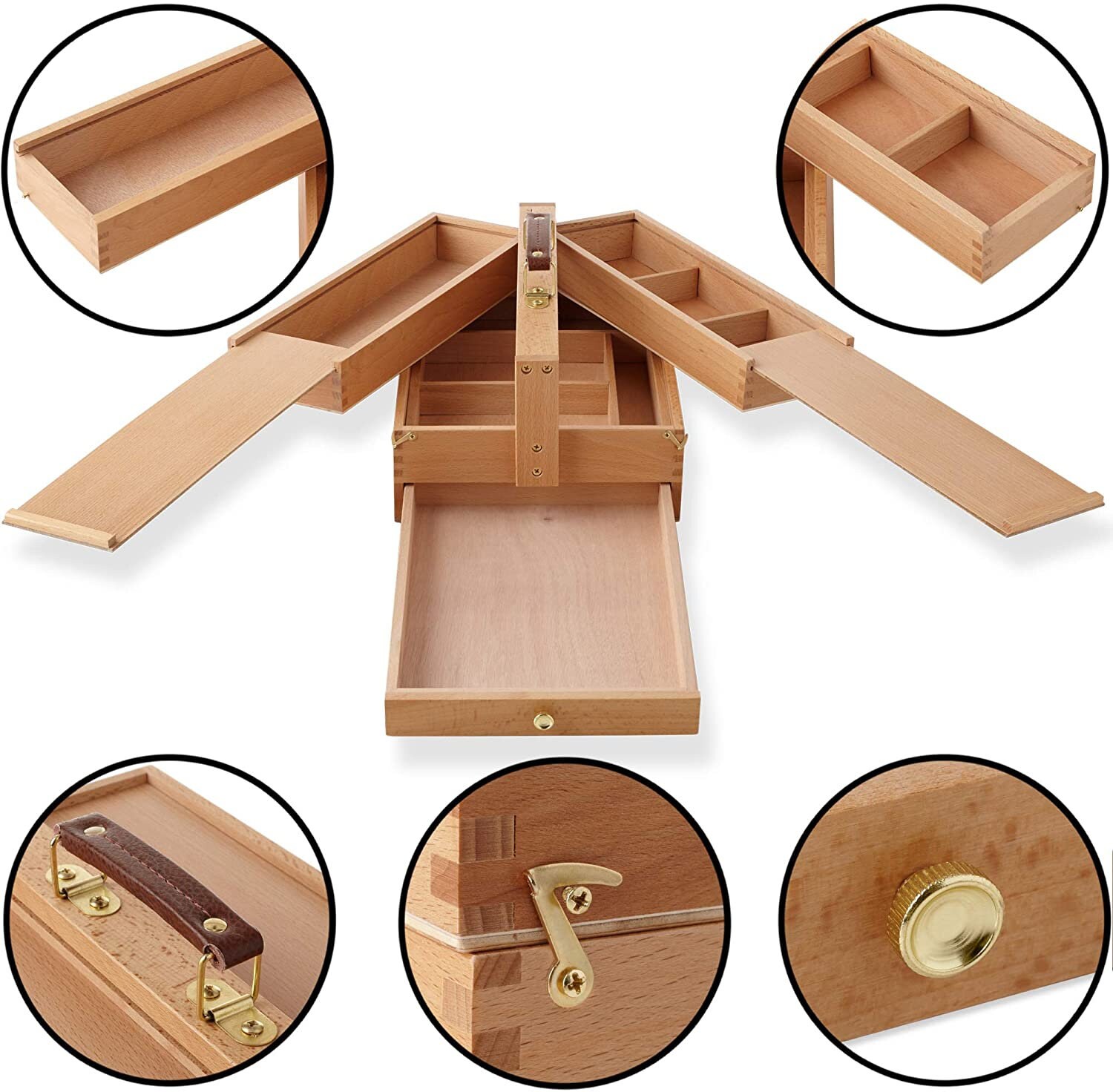 Gabinete organizador de almacenamiento de escritorio caja de | Etsy