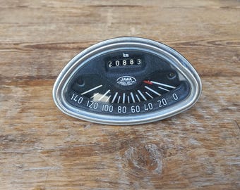Vintage Jawa 350 Motorcycle Speedometer: Steampunk Decor, 1970s Czechoslovakia