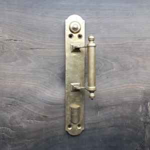 Maniglia per porta in ottone vintage - Rustic Barn Hardware