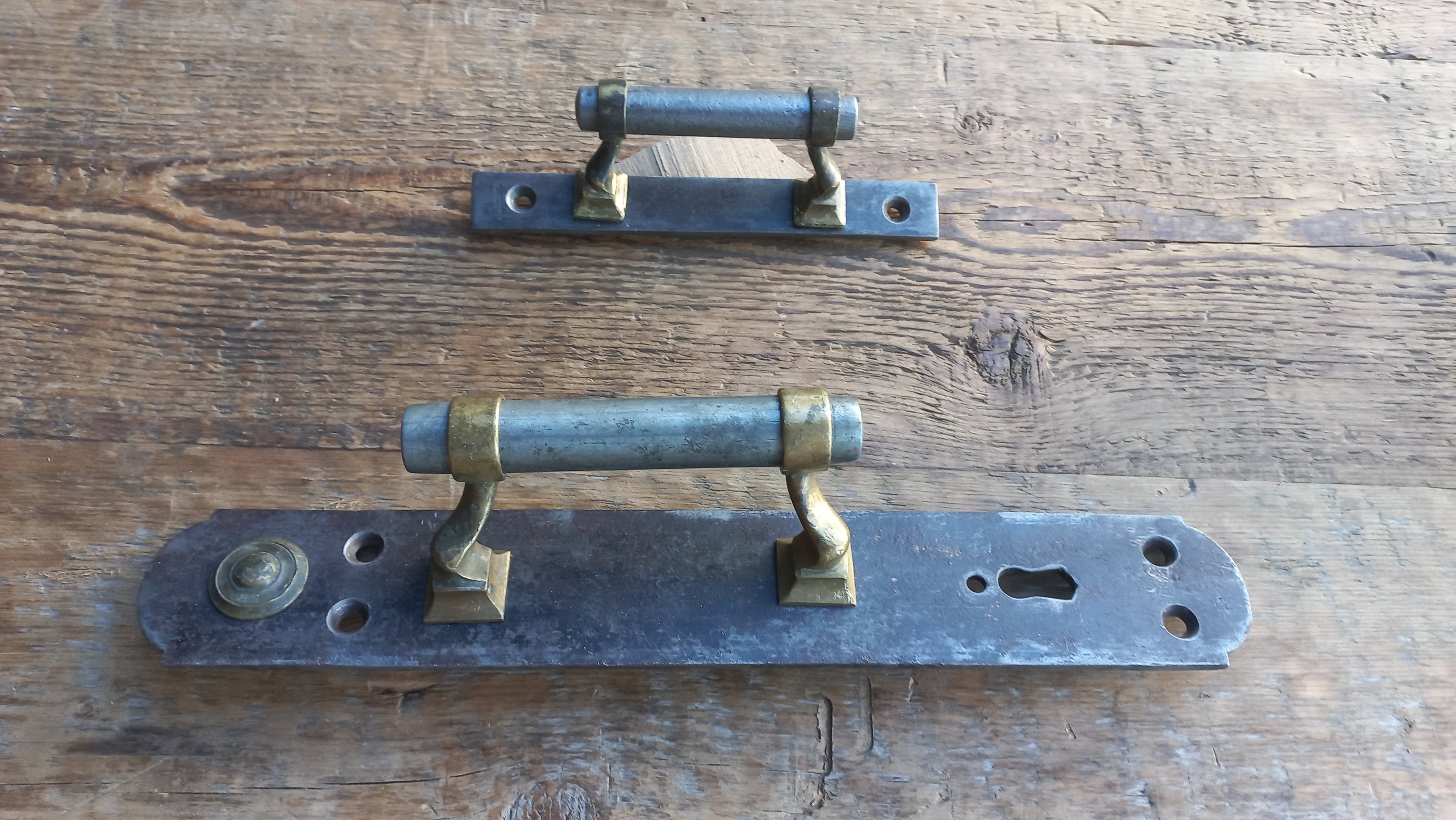 Large and Small Vintage Door Handles - Iron and Brass Door Hardware ...