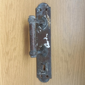 12'' Vintage Brass Door Handle