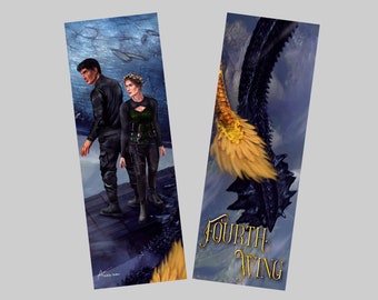 Fourth Wing bookmarks - Officially Licensed