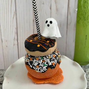 Halloween fake candy apple/fake sweet treats/ fall decor/ fake candy/halloween decor.