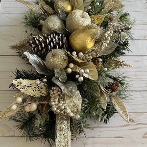 Christmas Decor-elegant Christmas Centerpiece for - Etsy