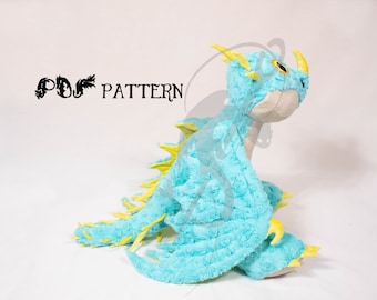 Patron de couture PDF Dragon Plus - Stormfly Deadly Nadder - Comment dresser votre dragon DIY