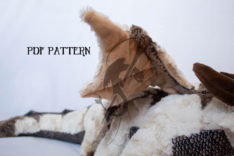Appa Dragon Plush Sewing Pattern: Avatar Fanart DIY (PDF) - Etsy