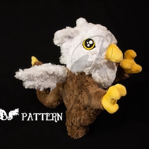 Sewing Pattern PDF Dungeons and Dragons Plush - Griffon Baby - Monster Manual Babies DIY